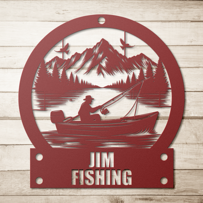 Custom_Fishing_Metal_Sign_Outdoor_Fishi_Red_Simple_Wood_BKGD_Mockup.png