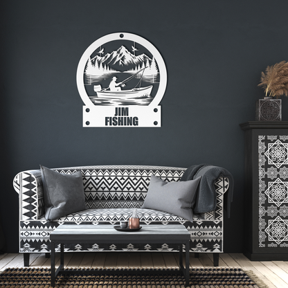 Custom_Fishing_Metal_Sign_Outdoor_Fishi_White_Dark_Living_Room_Mockup.png