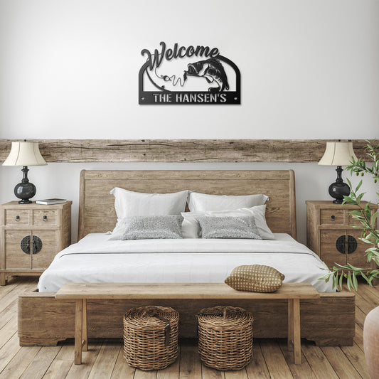 Custom Welcome Metal Sign